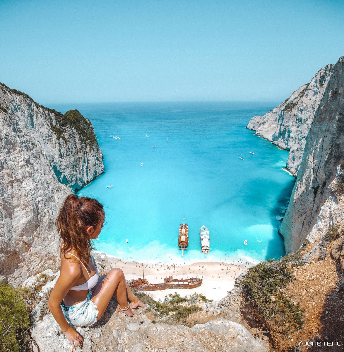 Navagio Beach, Греция Пинтерест