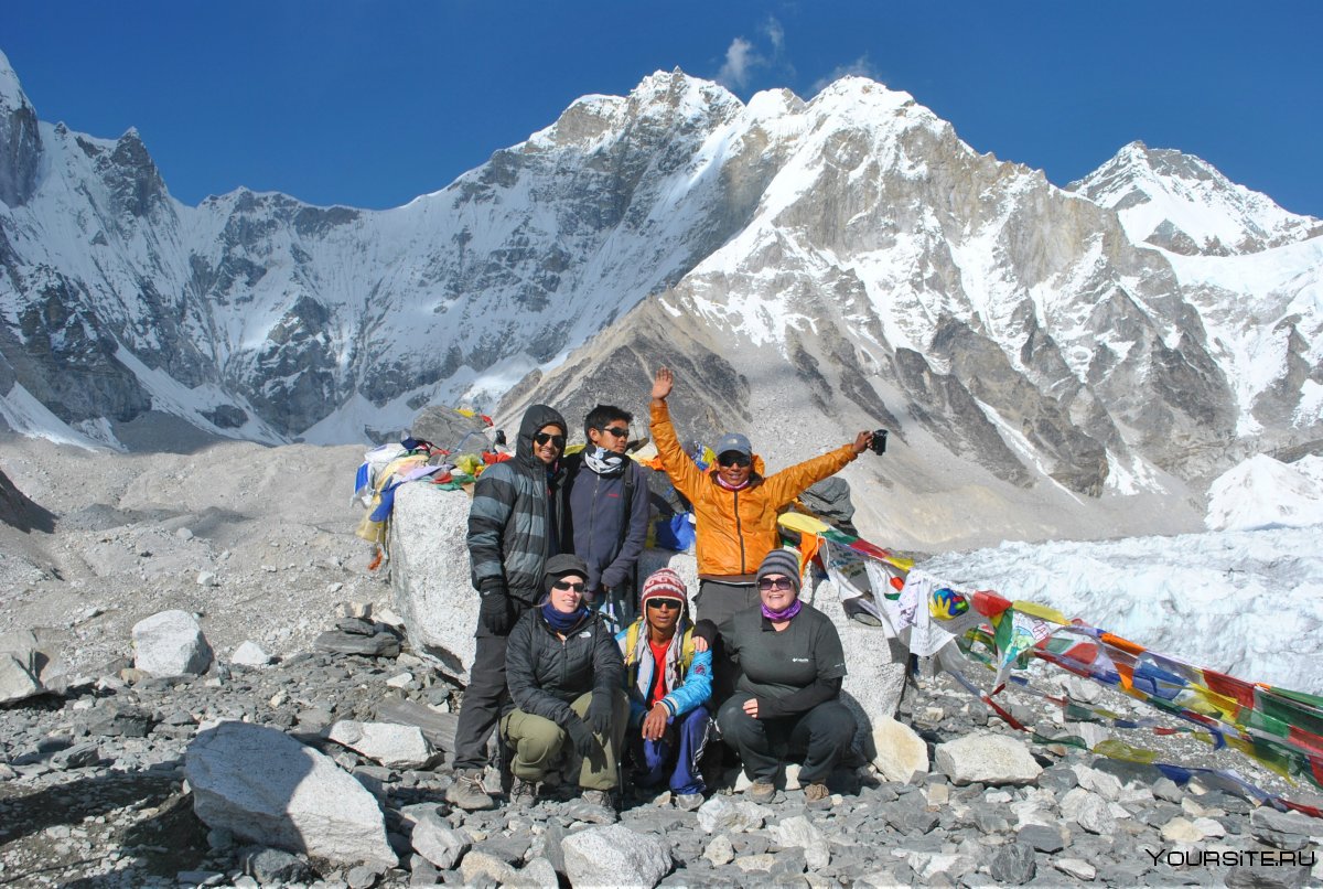 Гималаи Эверест базовый лагерь