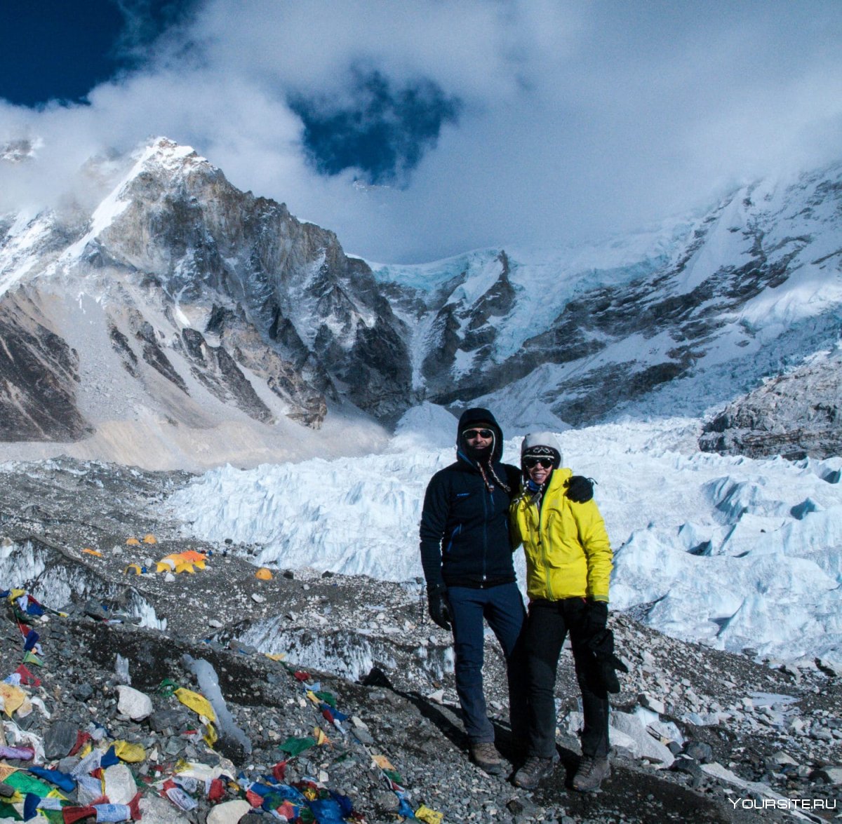 Базовый лагерь на 7000 Эверест