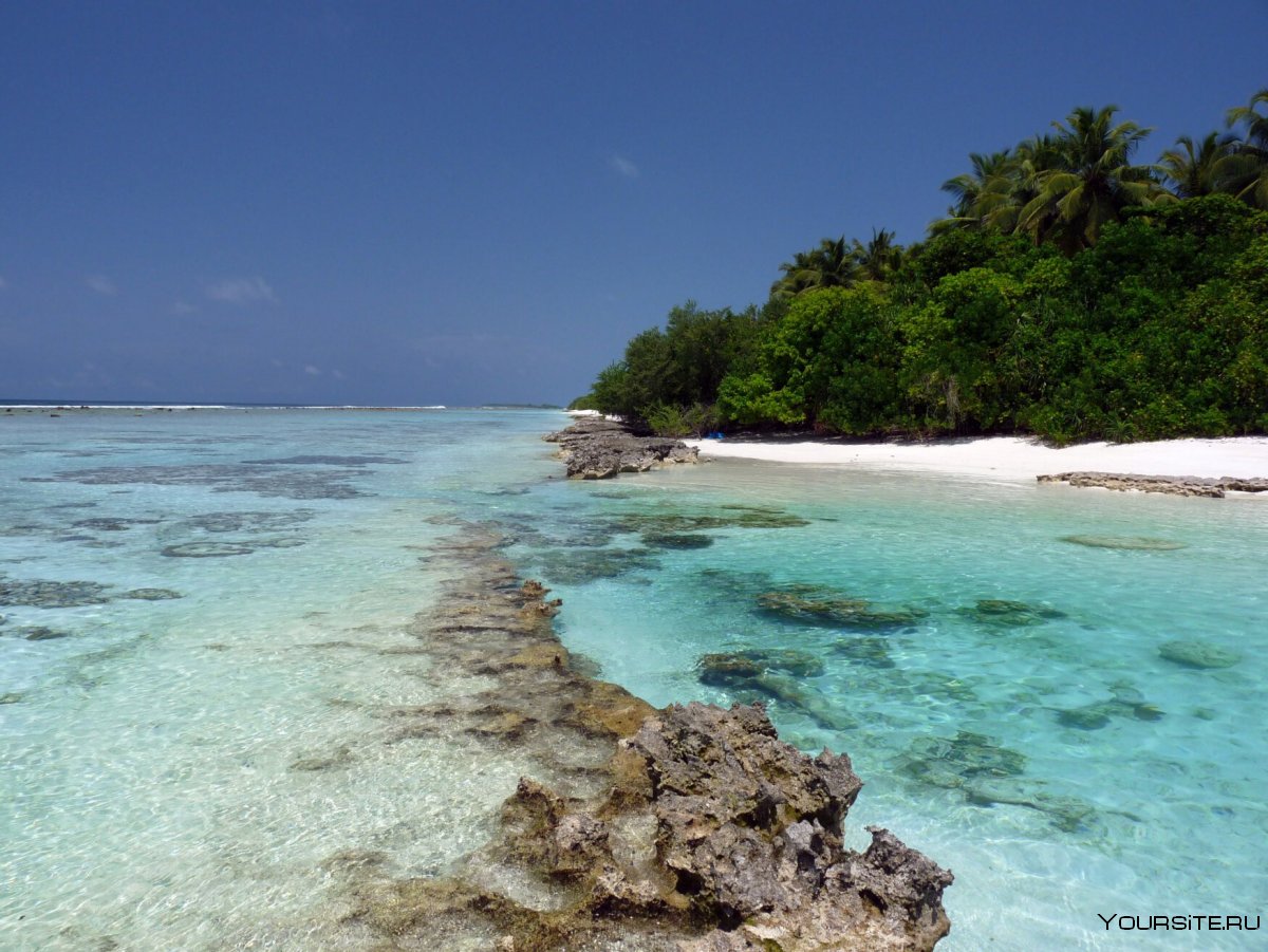 Мальдивы Барьерный риф