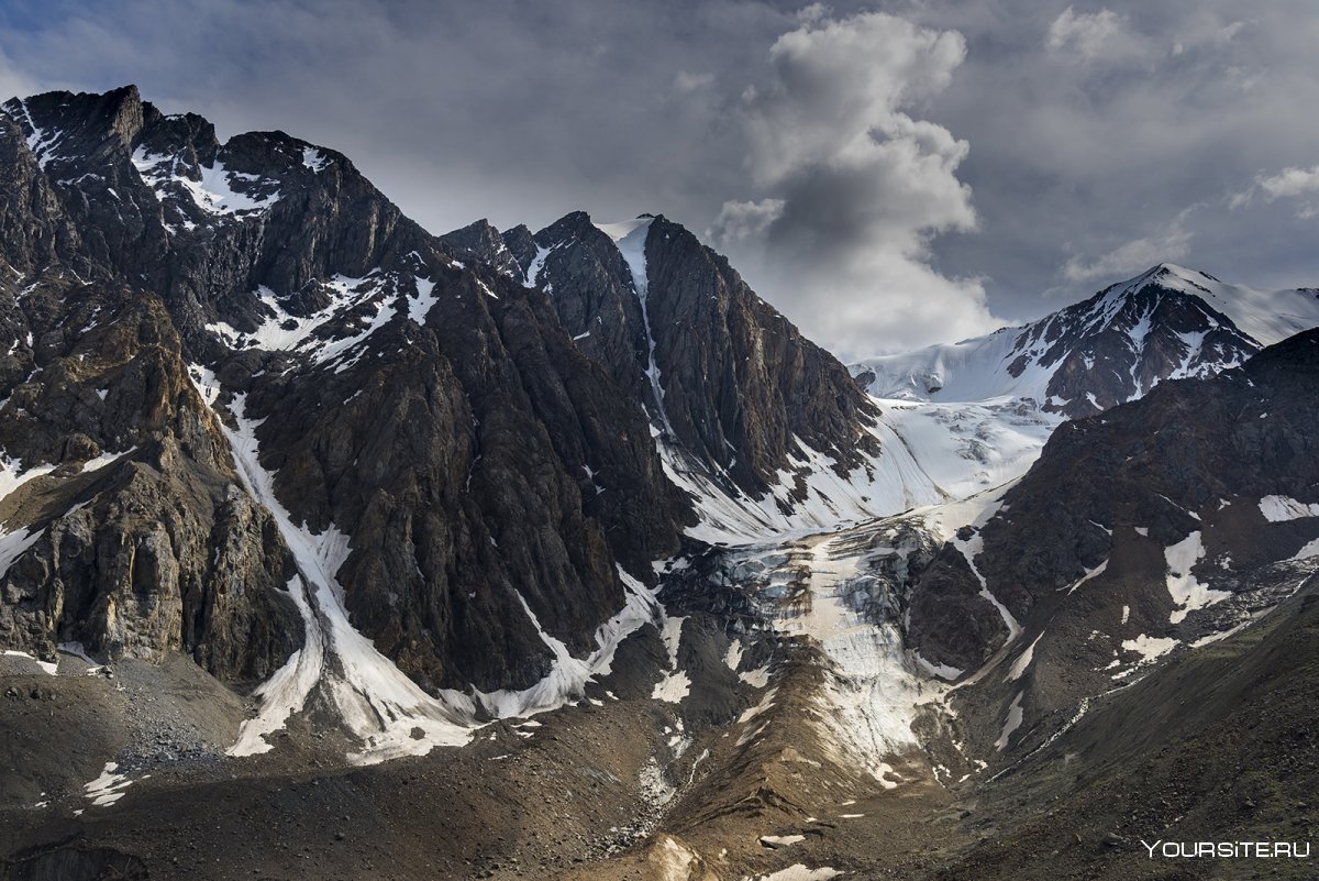 Гора Актру горный Алтай