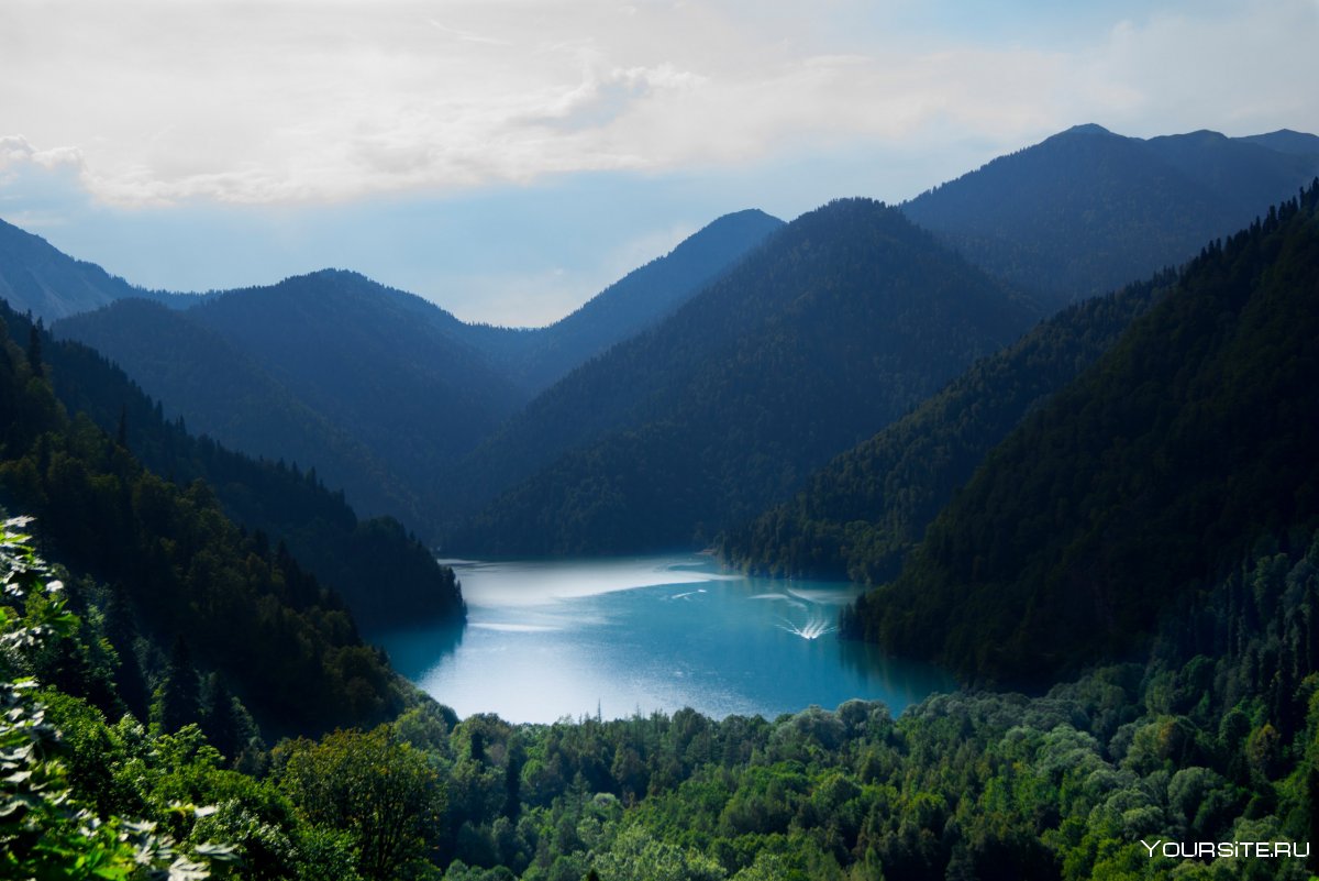 Озеро Рица Жемчужина Абхазии