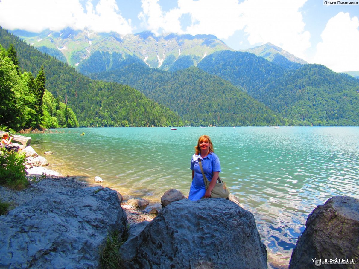 Абхазия озеро Рица туристы экскурсии