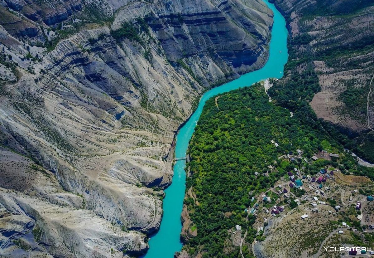 Сулакский каньон в Дагестане