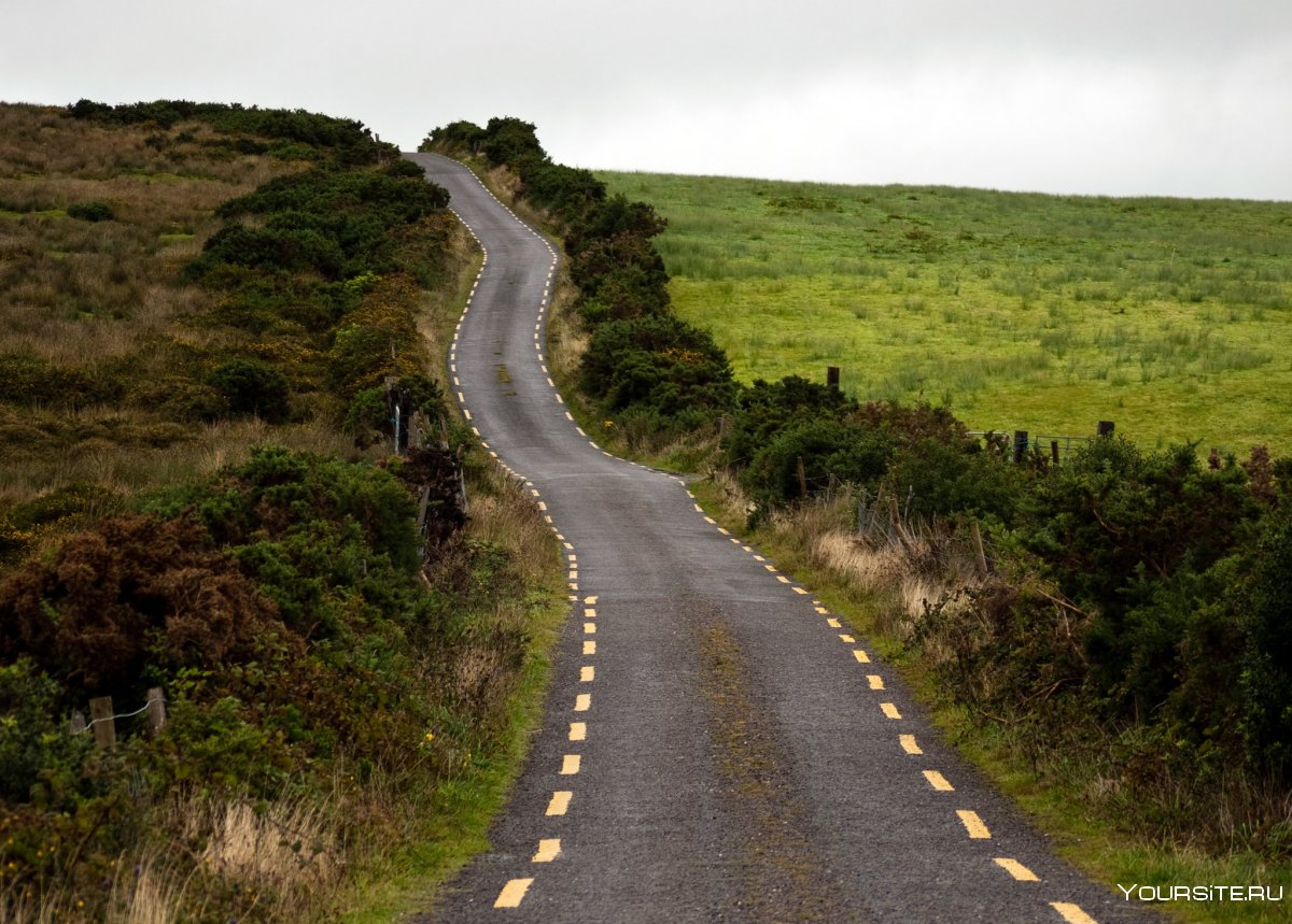 Проселочная дорога Ирландия
