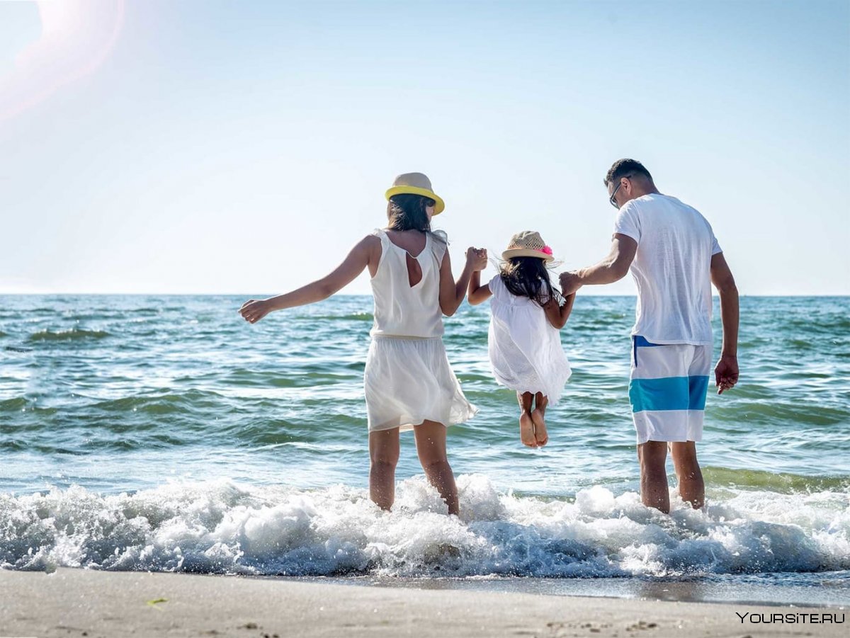 Путешествие на море с семьей
