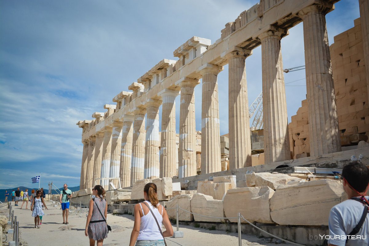 Парфенон храм Афины в древней Греции