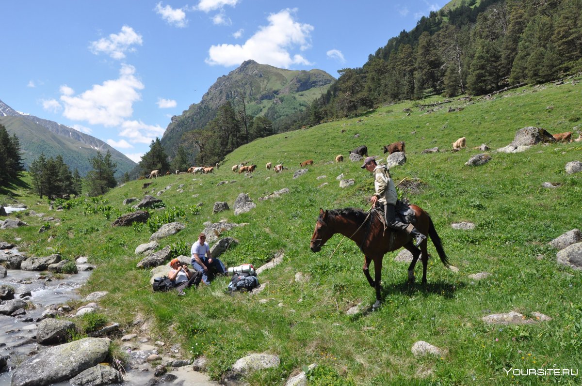 Бадукские озера Теберда