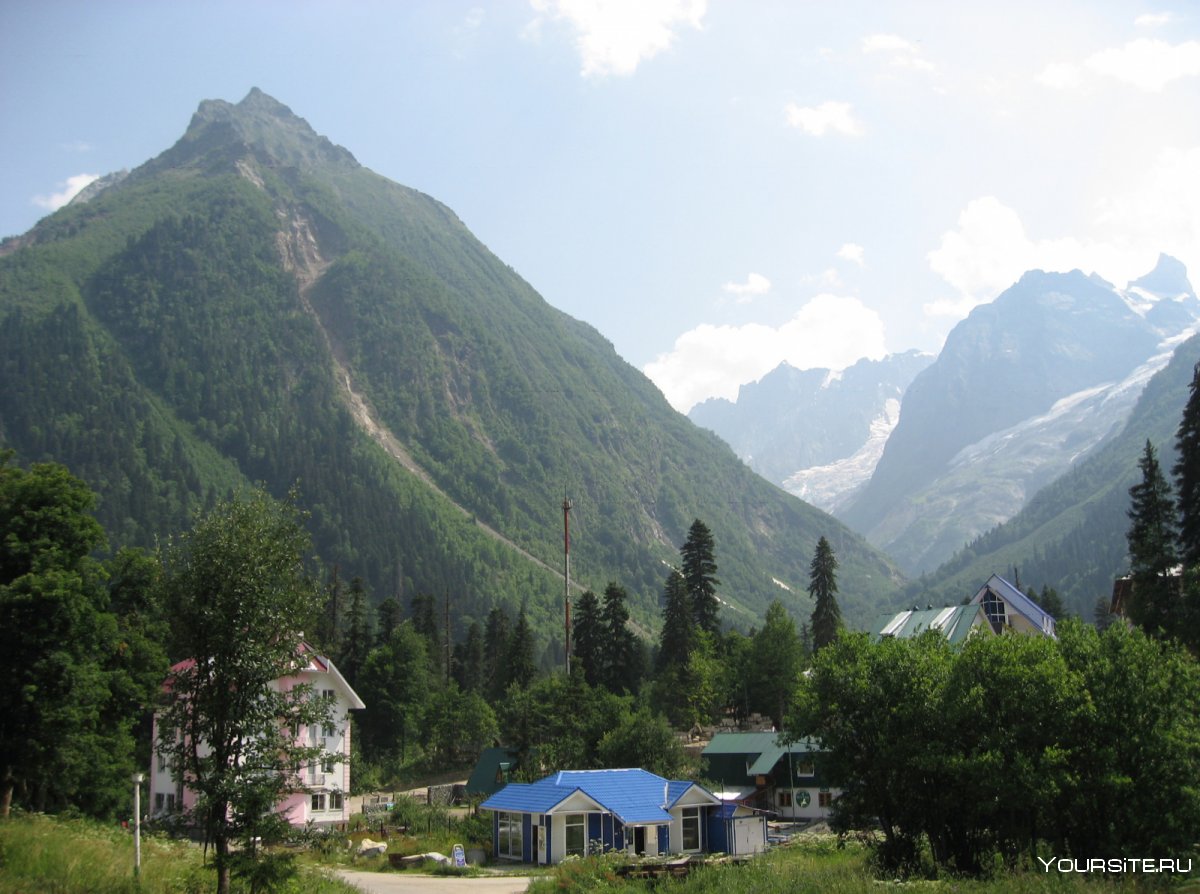 Место для релакса горы