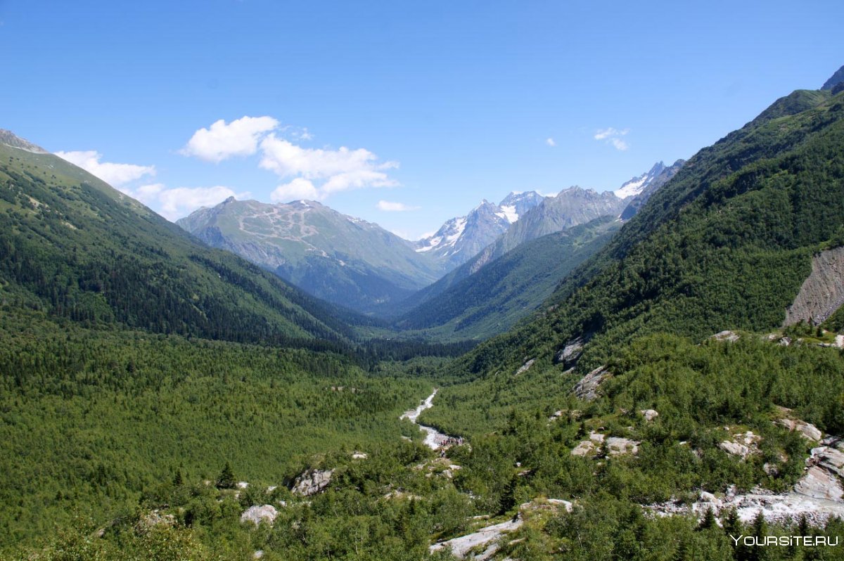 Бадукские озера Домбай