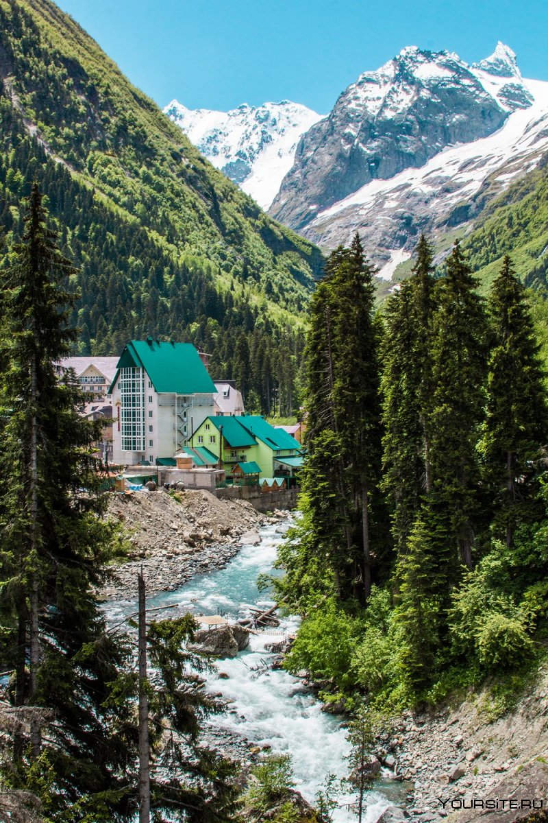 Домбай, Приэльбрусье и Архыз