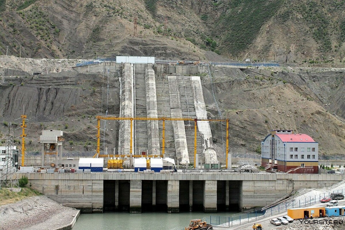 Плотина Ирганайской ГЭС