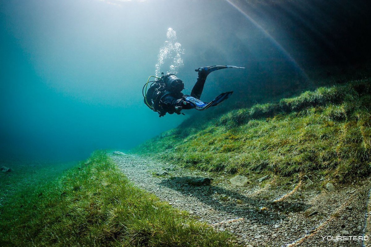 Подводный парк «Грюнер Зее», Австрия