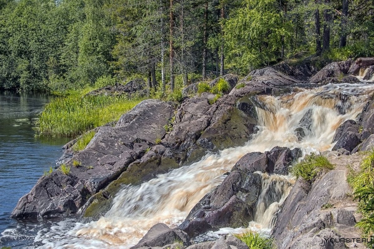 Водопад Тохмайоки Сортавальский