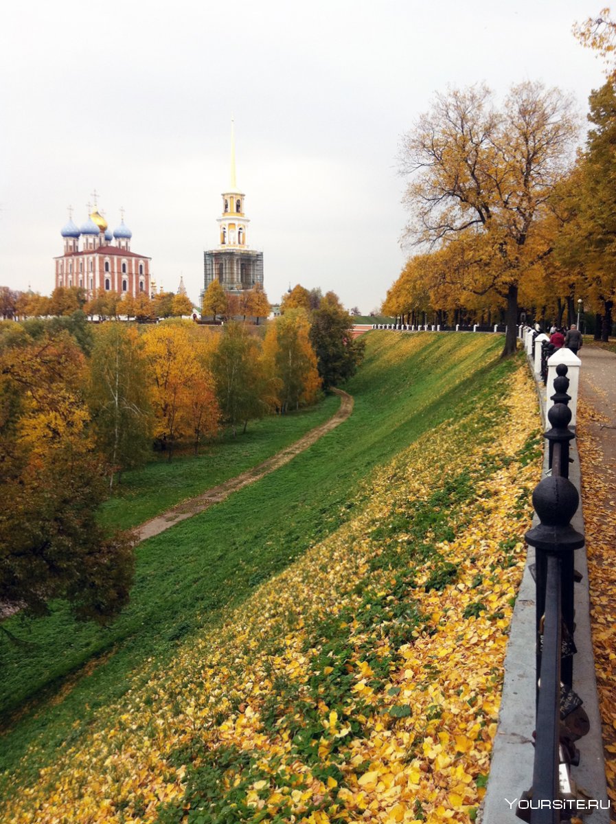 Осень Золотая Рязань Рязанский Кремль