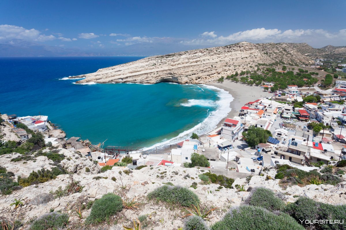 Средиземное море Крит Матала