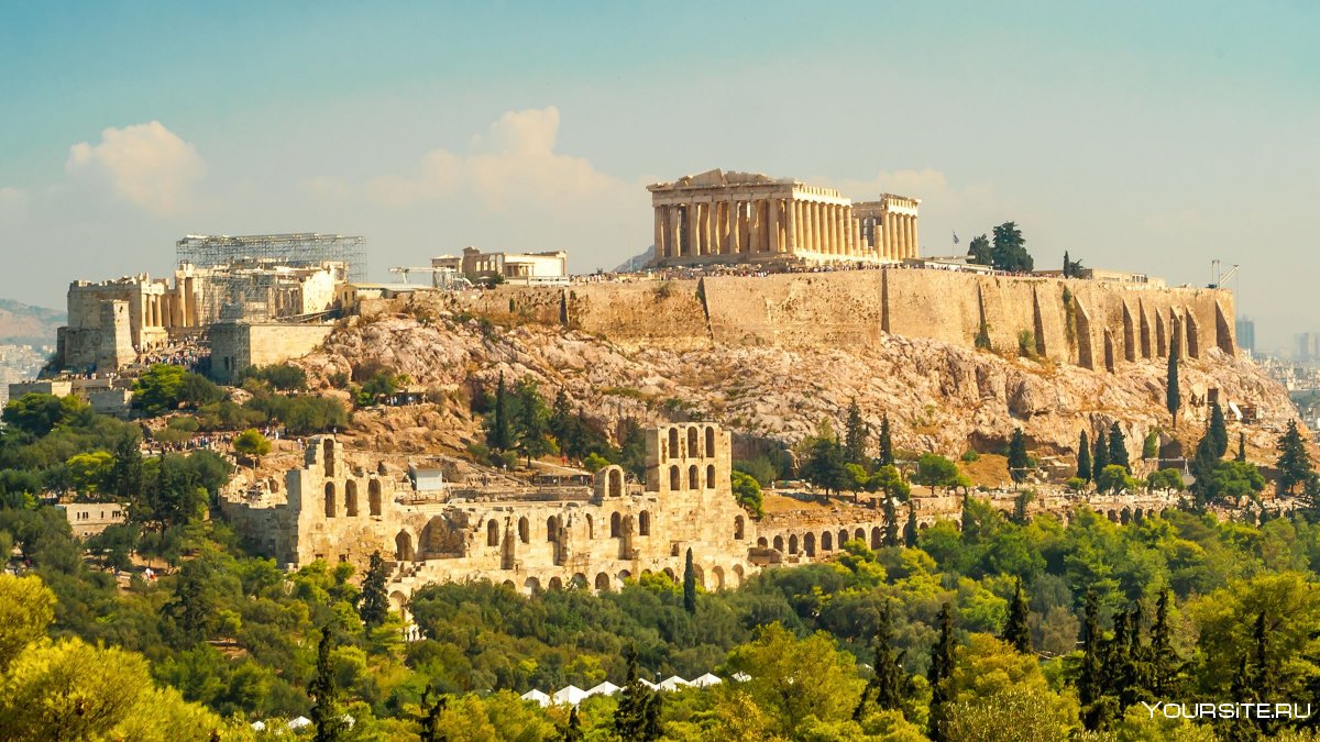 7 Чудес света Афинский Акрополь