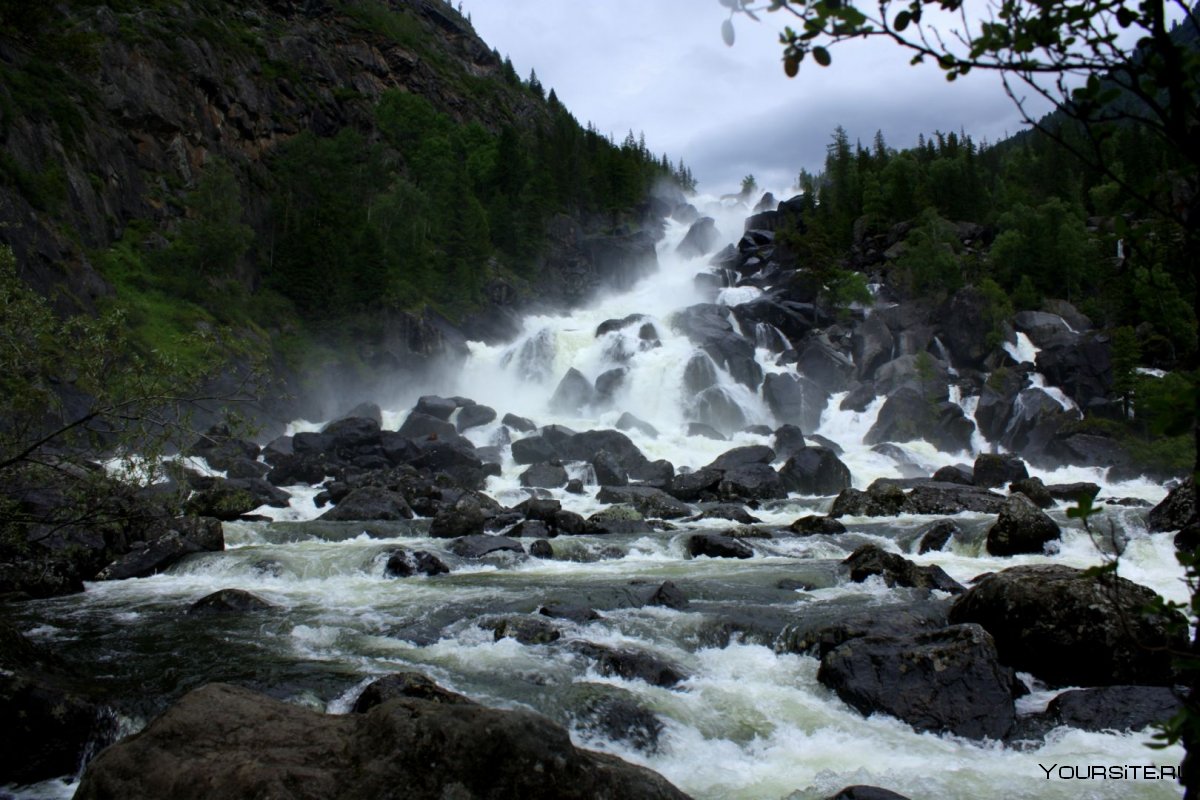 Чульчинский водопад Алтай