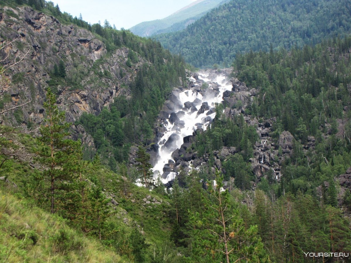 Чульчинский водопад Алтай