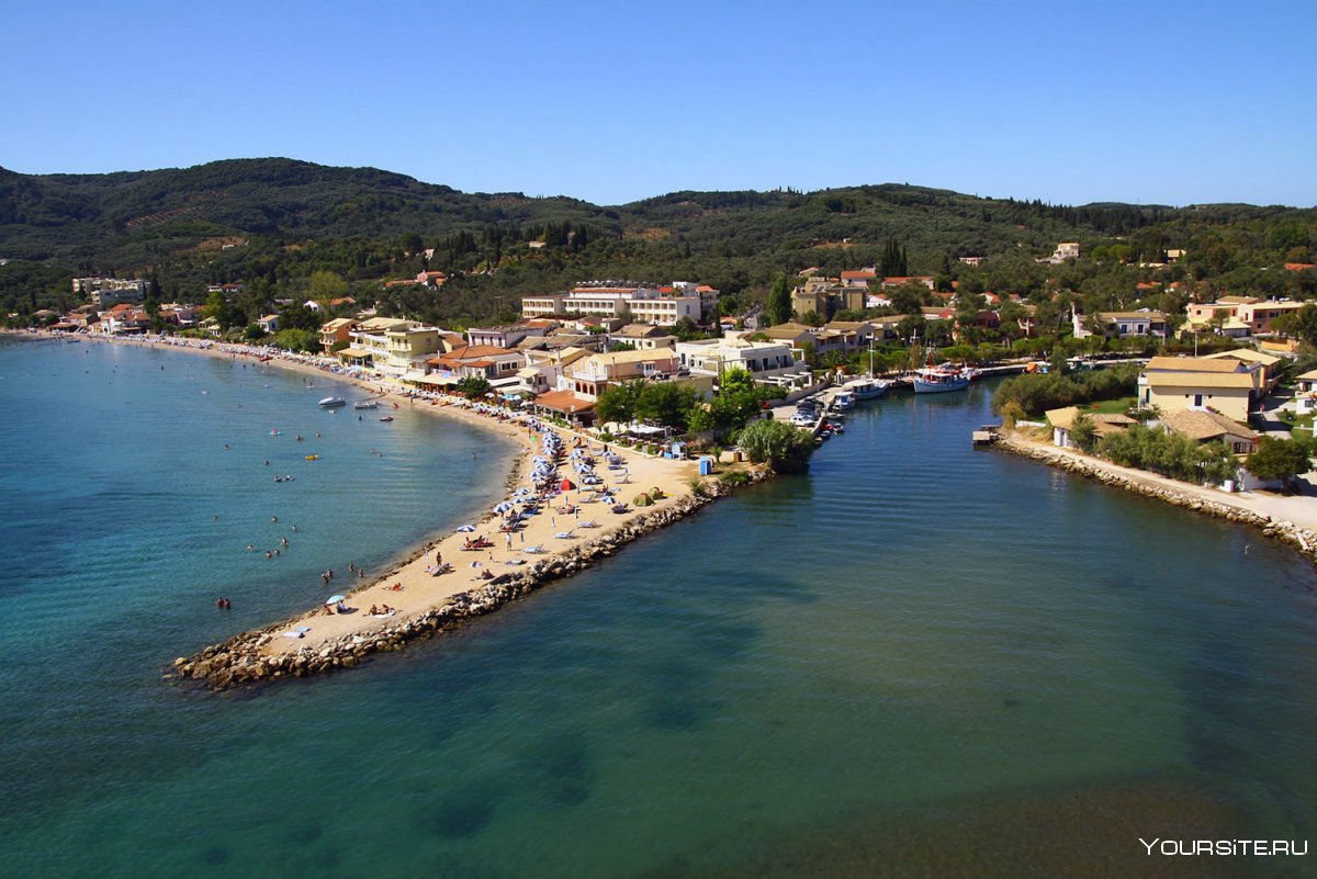 Мораитика Корфу пляж