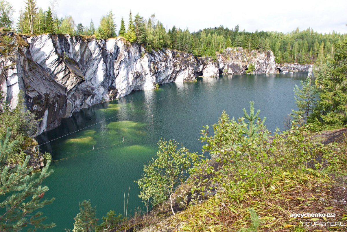 Рускеала ледник