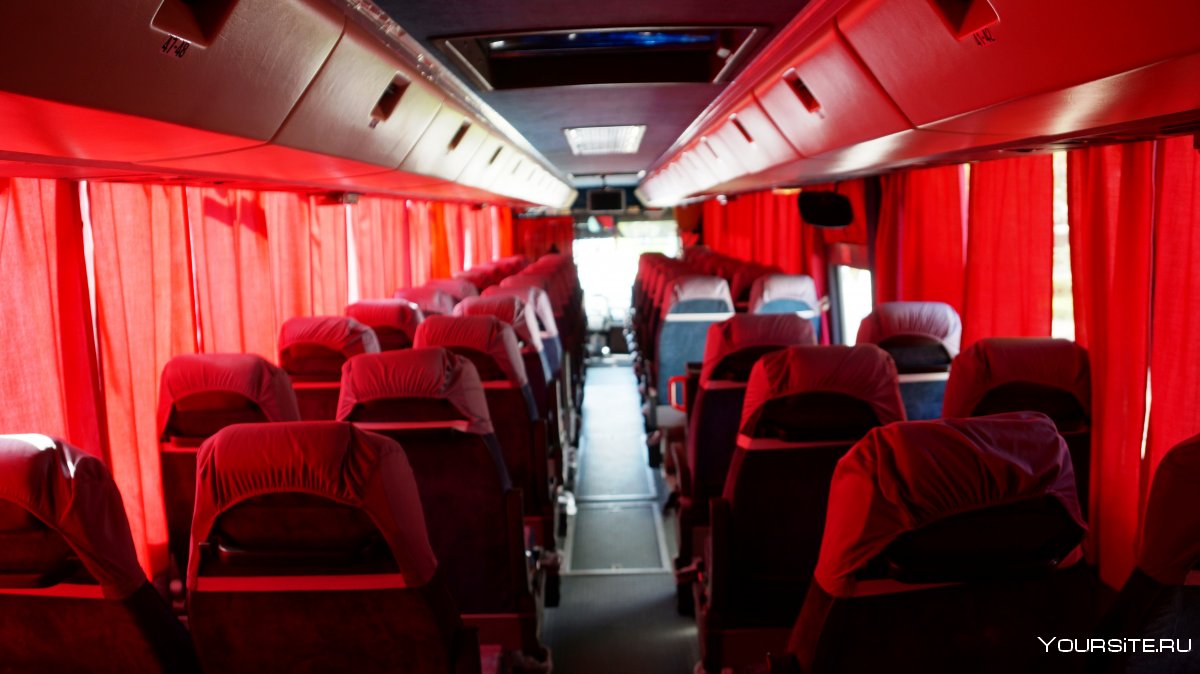 Вольво автобус туристический салон