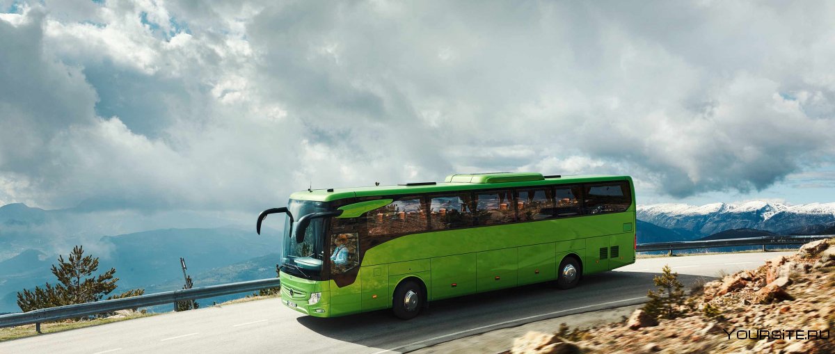 Автобус на море