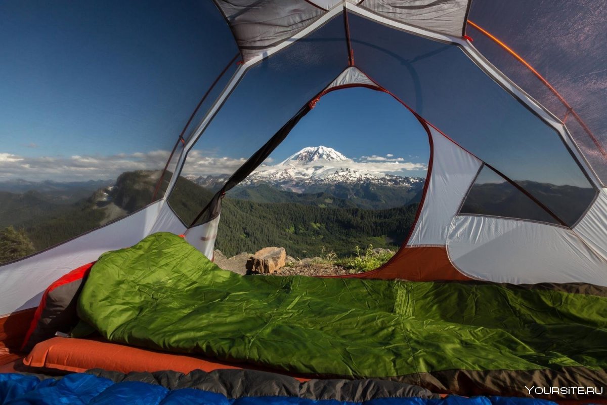Палатка с панорамным видом
