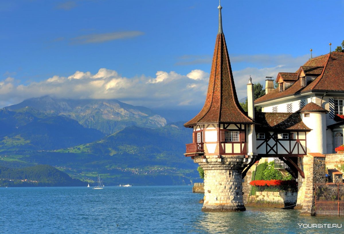 Замок Оберхофен Швейцария территория