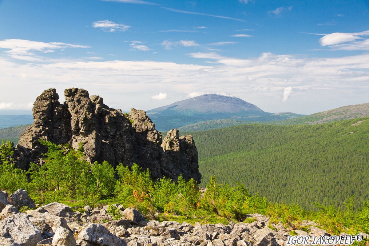 Конжак гора в Свердловской области