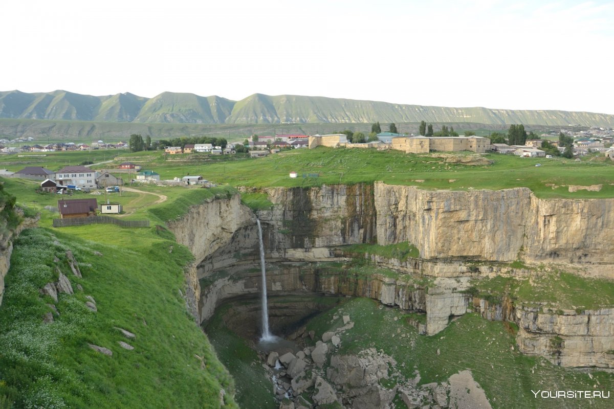 Хунзахское плато Дагестан водопад Тобот