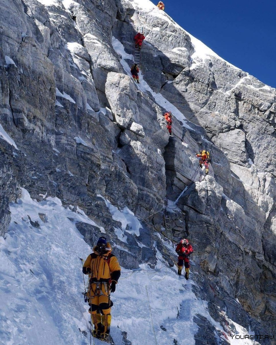 Эверест восхождение 2 ступень