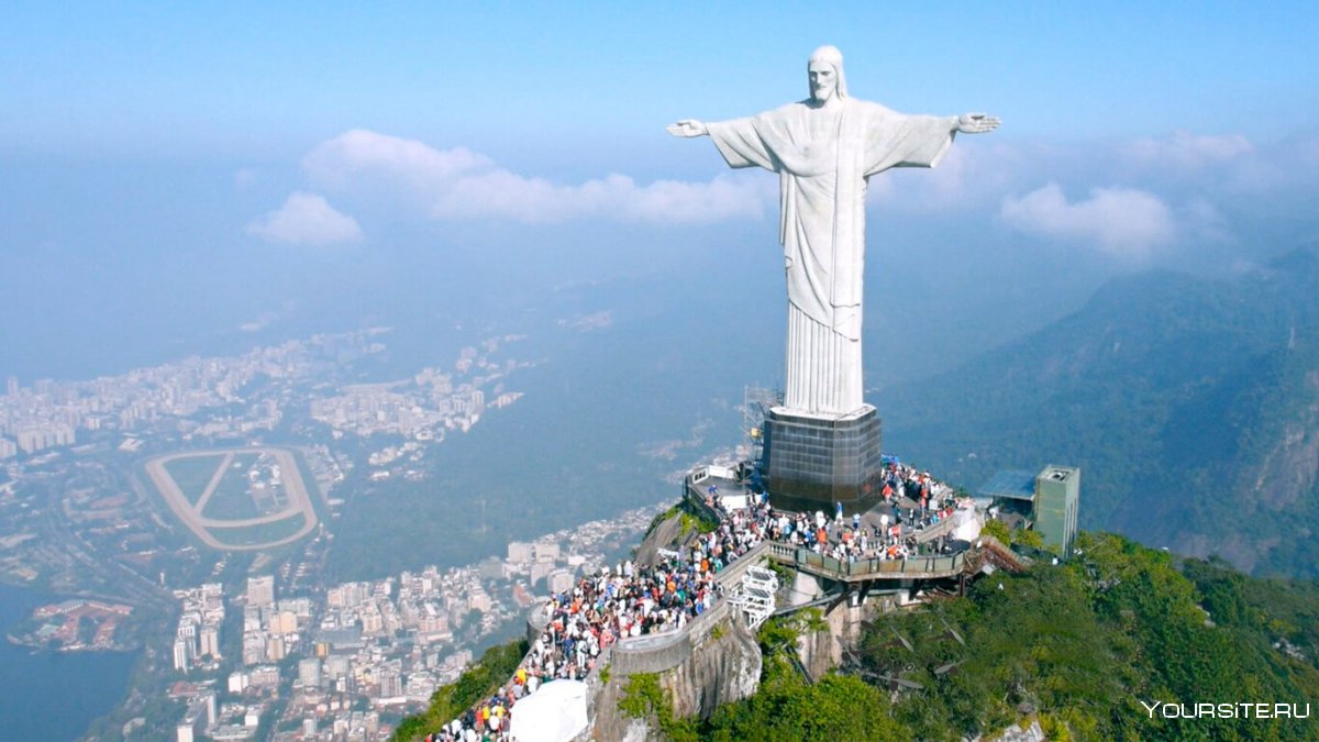 Рио де де Жанейро статуя Христа Искупителя