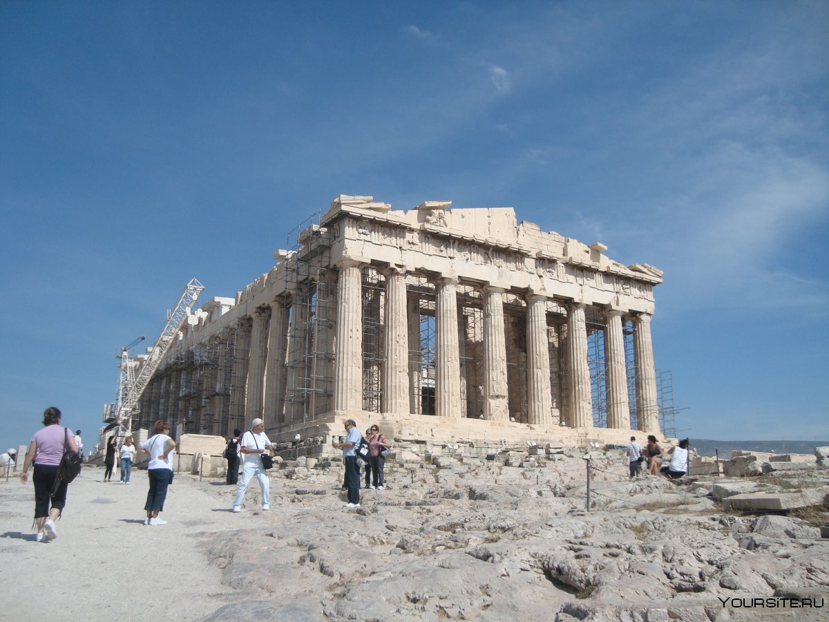 Храм крылатой Афины Греция