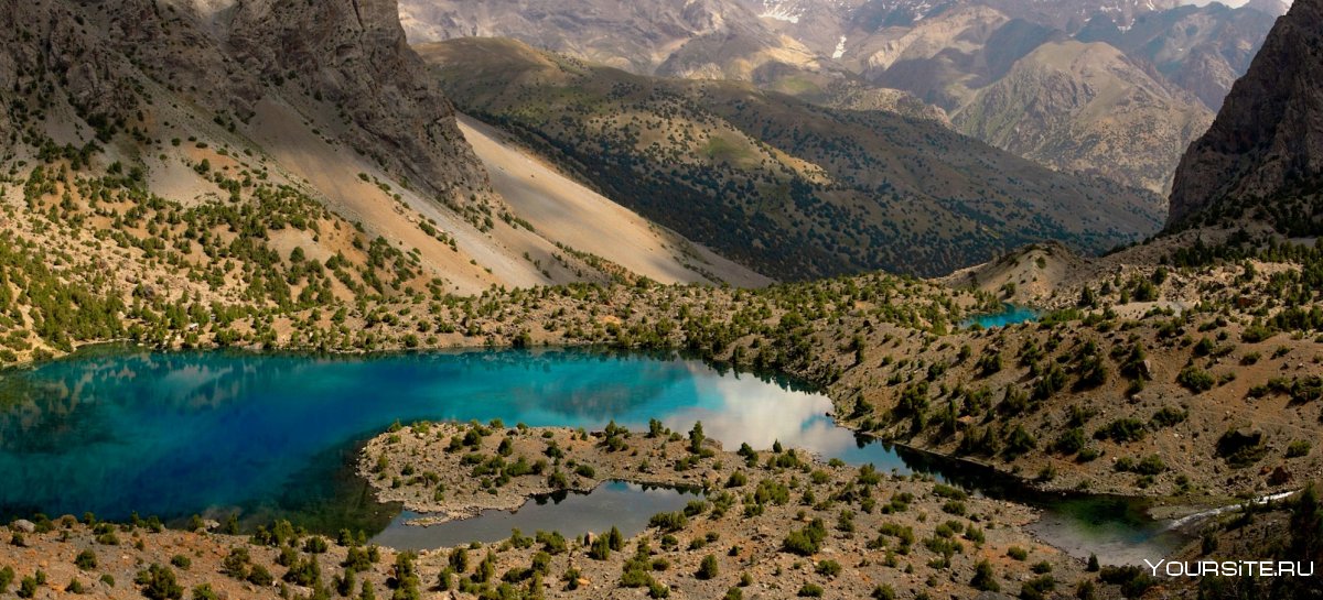 Озера Чапдара в Таджикистане