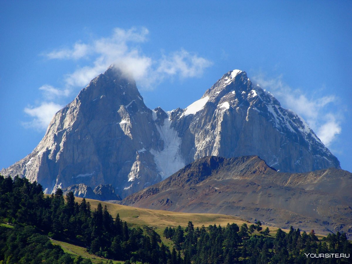 Гора Ушба Кавказ фото