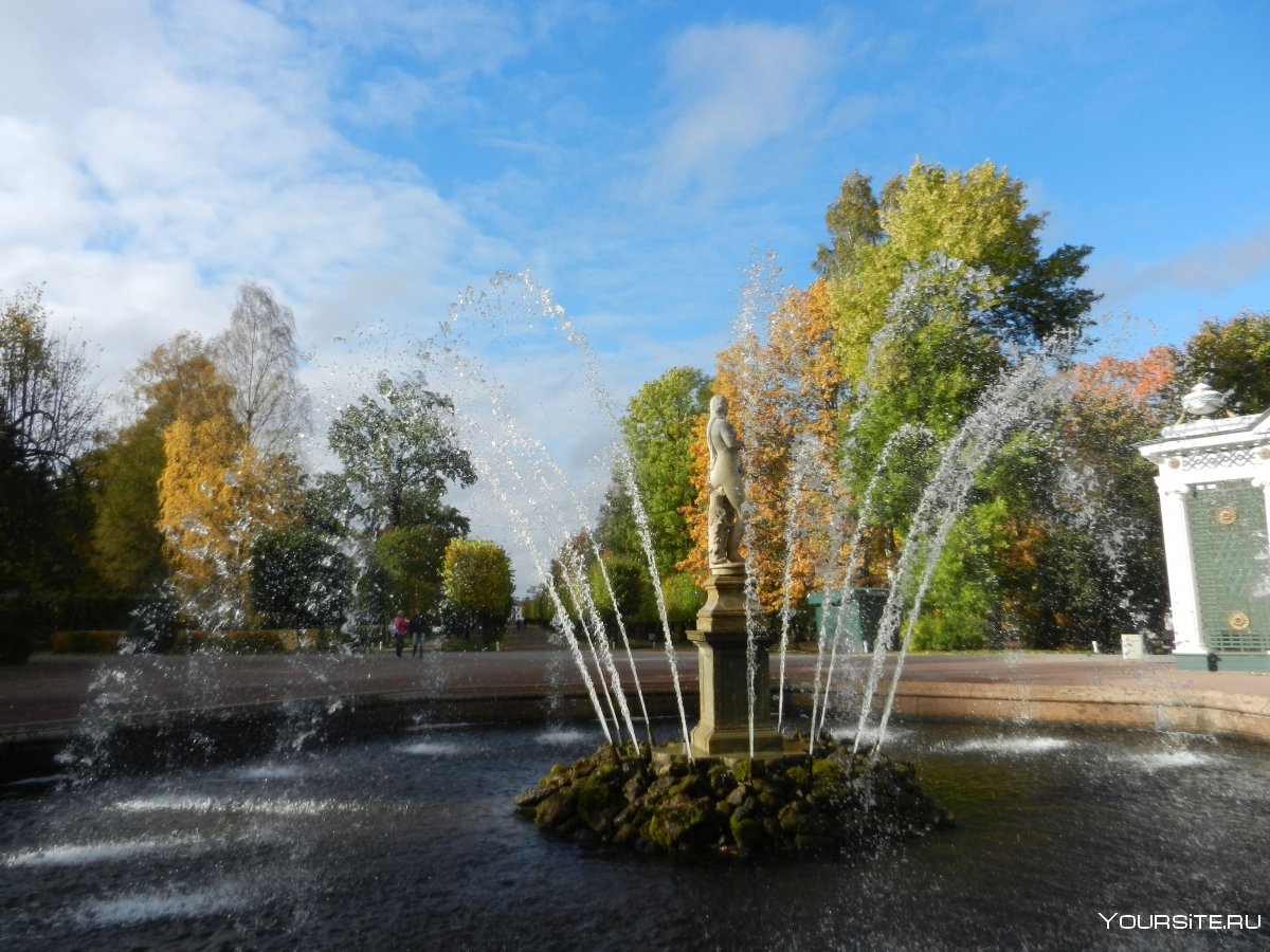 Царское село Санкт-Петербург фонтаны