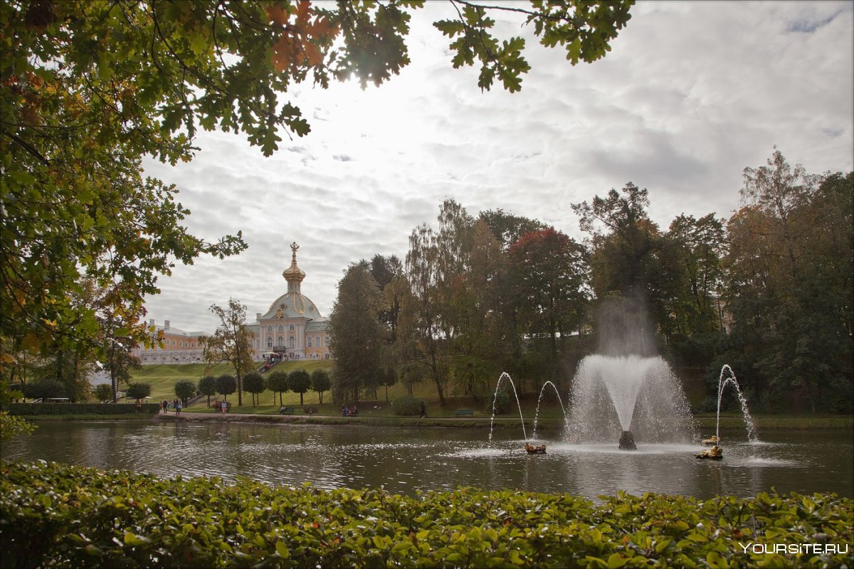 Поздняя осень Петергоф