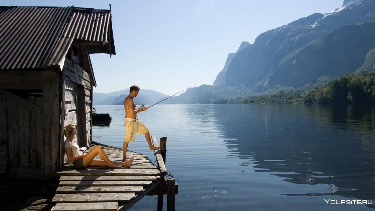 Рыбалка во фьордах Норвегии