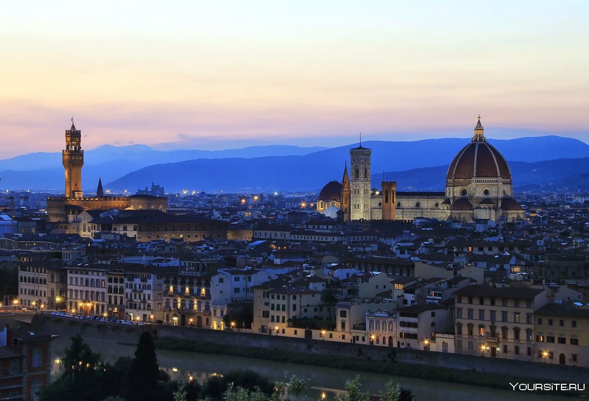 Florence- Piazza del Duomo, Piazzale Michelangelo место