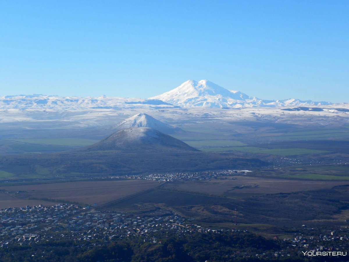 Пятигорск вид на Эльбрус с горы Машук