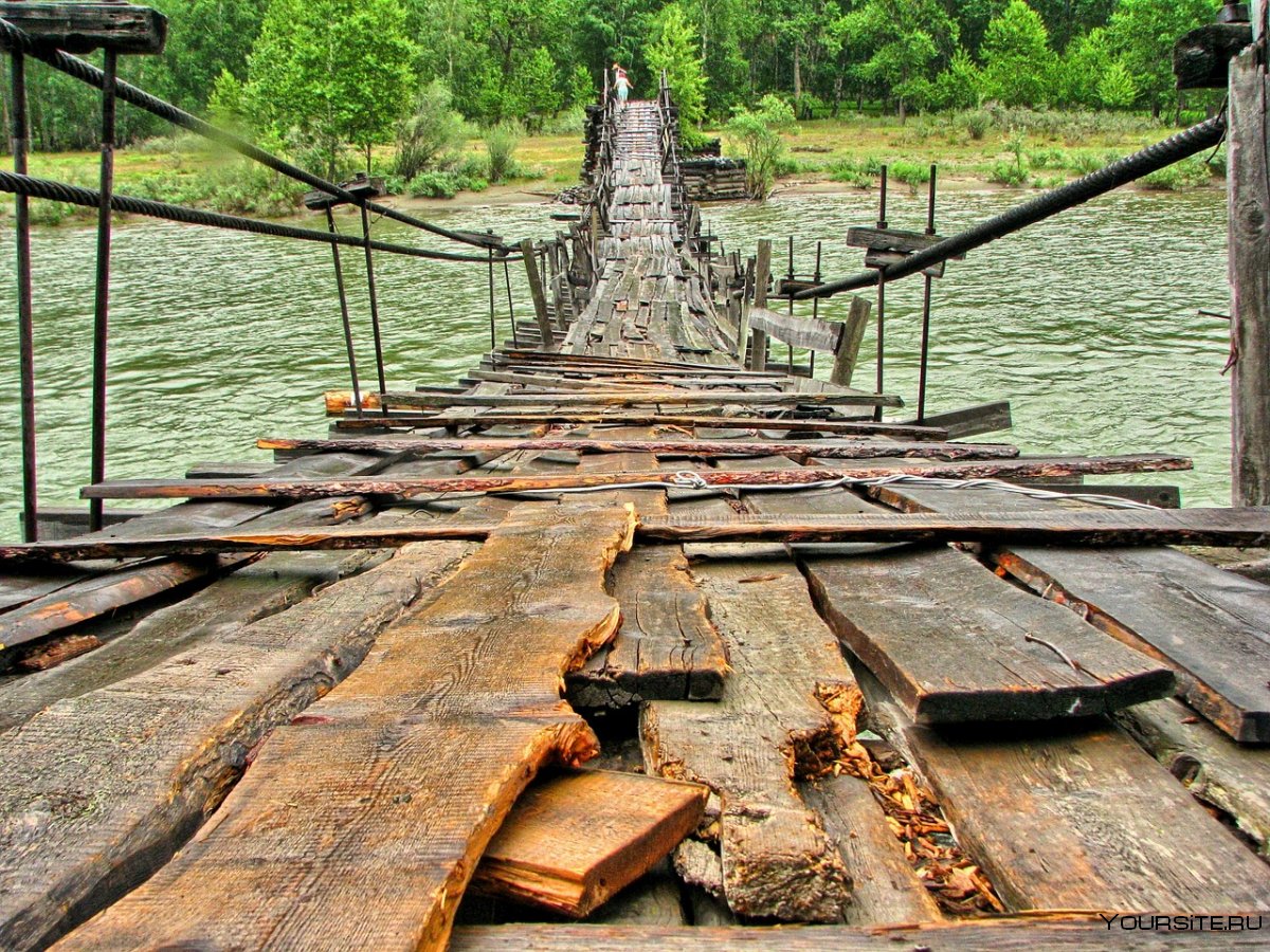 Деревянный мост Нанайский