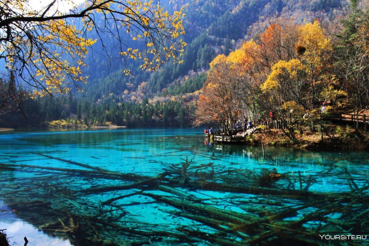 Озеро 5 цветов, национальный парк Цзючжайгоу, Китай