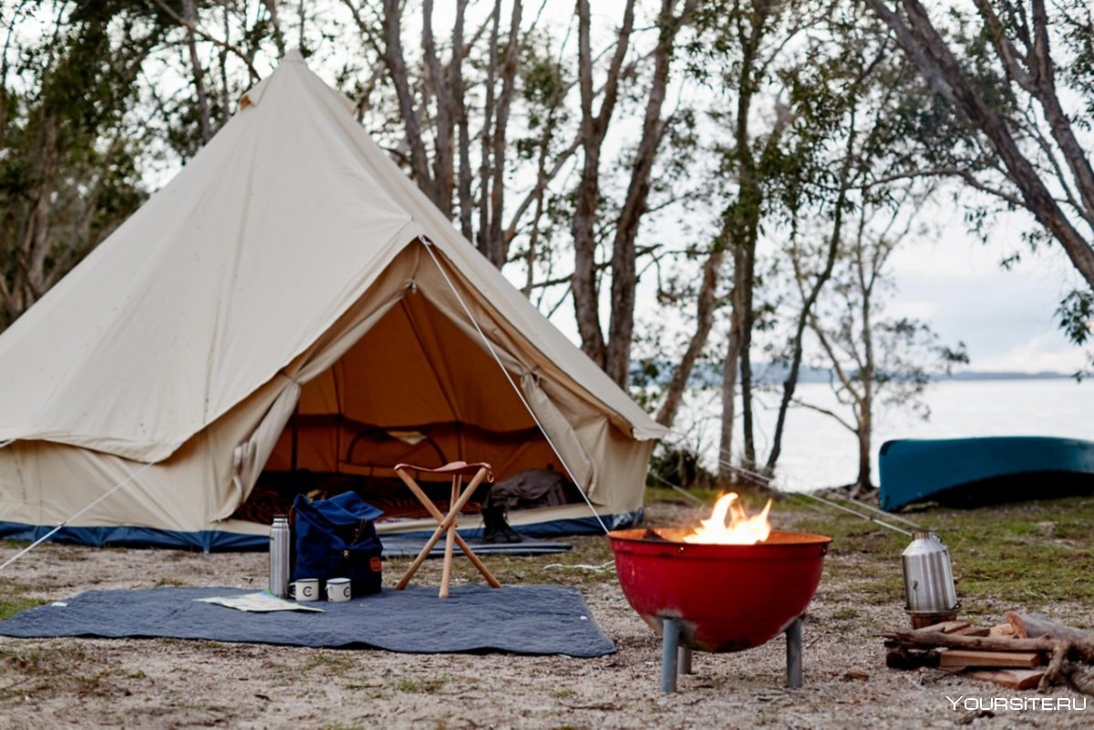 Туристический палаточный лагерь
