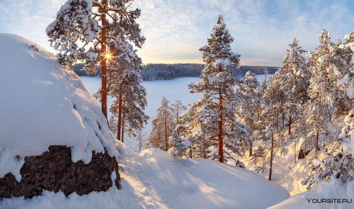 Карельский перешеек зимой