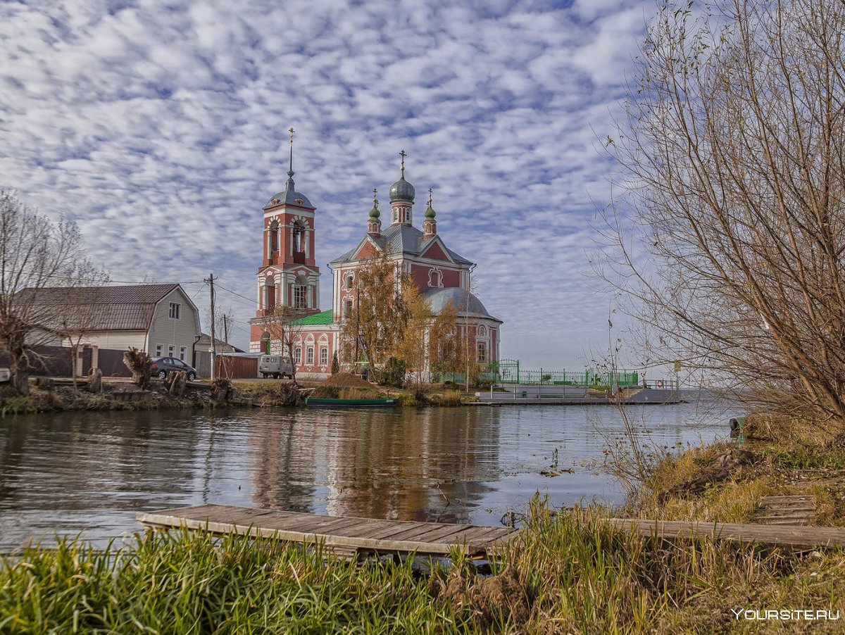 Переславль-Залесский озеро Плещеево осень