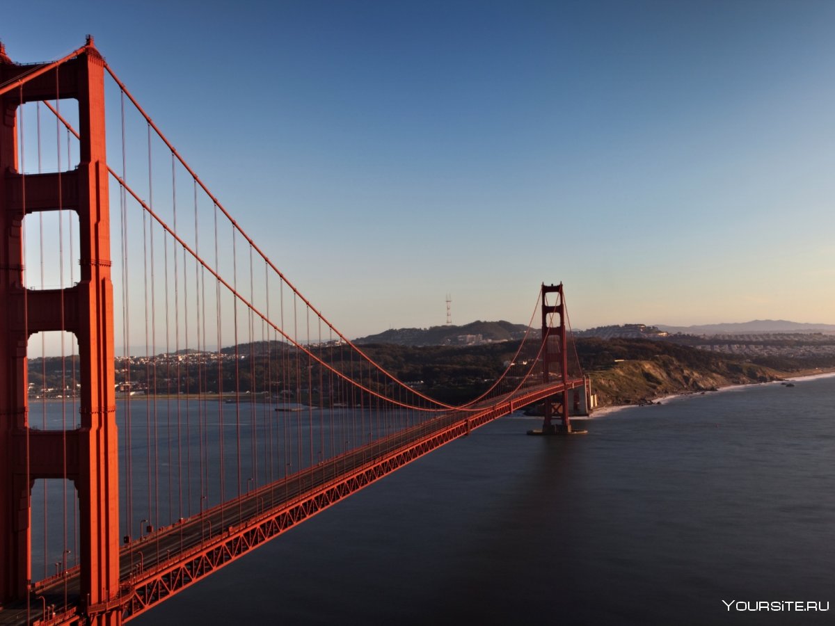 США Сан Франциско золотые ворота