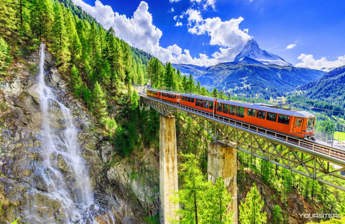 Маттерхорн Швейцария поезд