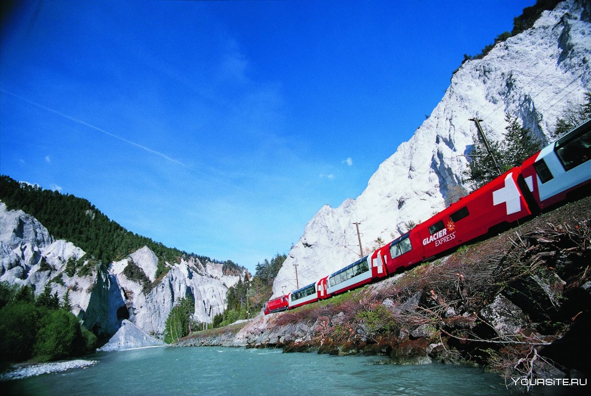 Glacier Express (Ледниковый экспресс"), Швейцария