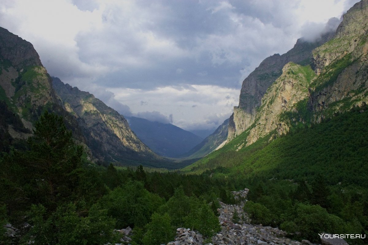 Осетия Цейское ущелье